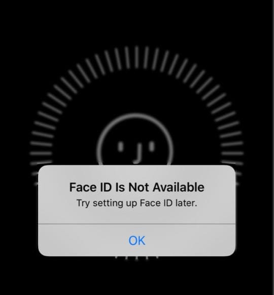 iPhone 13, 13 mini, 13 Pro, and 13 Pro Max Face ID is not available